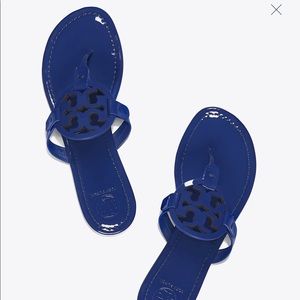 NWT!! Tory Burch Bright Indigo Miller Sandals!